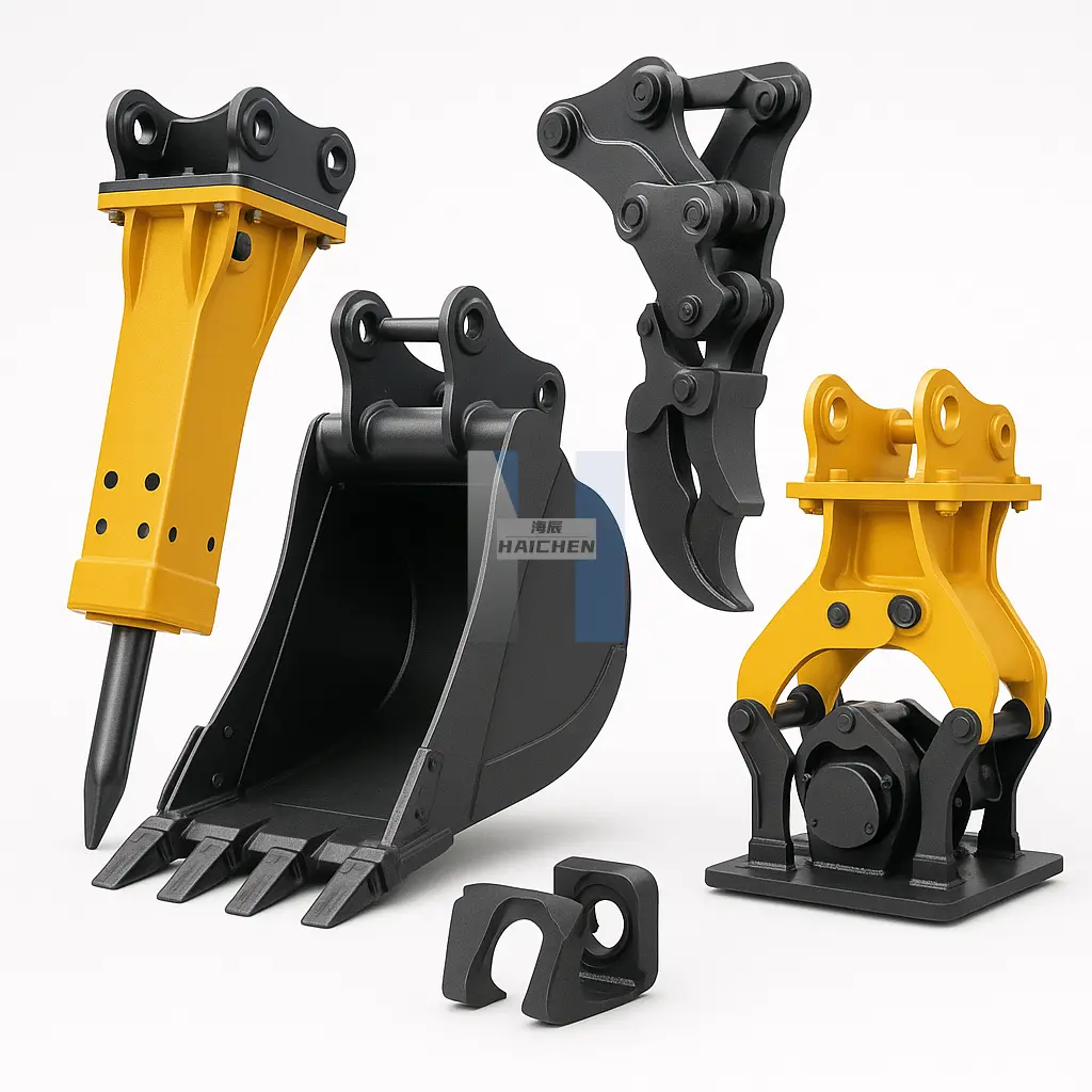 Excavator attachments high strength wear-resistant bucket teeth hydraulic breaker excavator parts construction machinery attachments