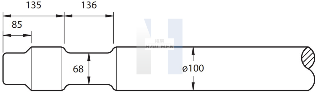SB50Breaker Chisel Tool size