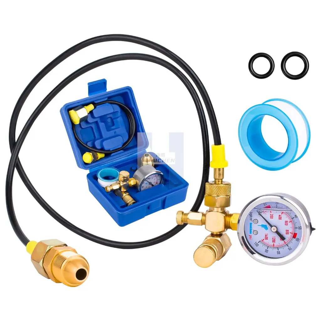 Kit de medidor de nitrógeno para martillo hidráulico Dispositivo de inflado de manómetro.webp