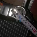 PC100-6 Excavator Radiator Side Detail