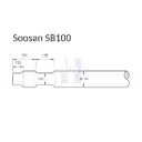 Soosan SB100 إزميل الكسارة الهيدروليكية