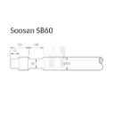 Soosan SB60 Hydraulic Breaker Chisel
