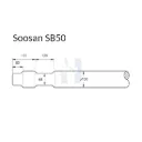 ดอกสกัดไฮดรอลิค Soosan SB50