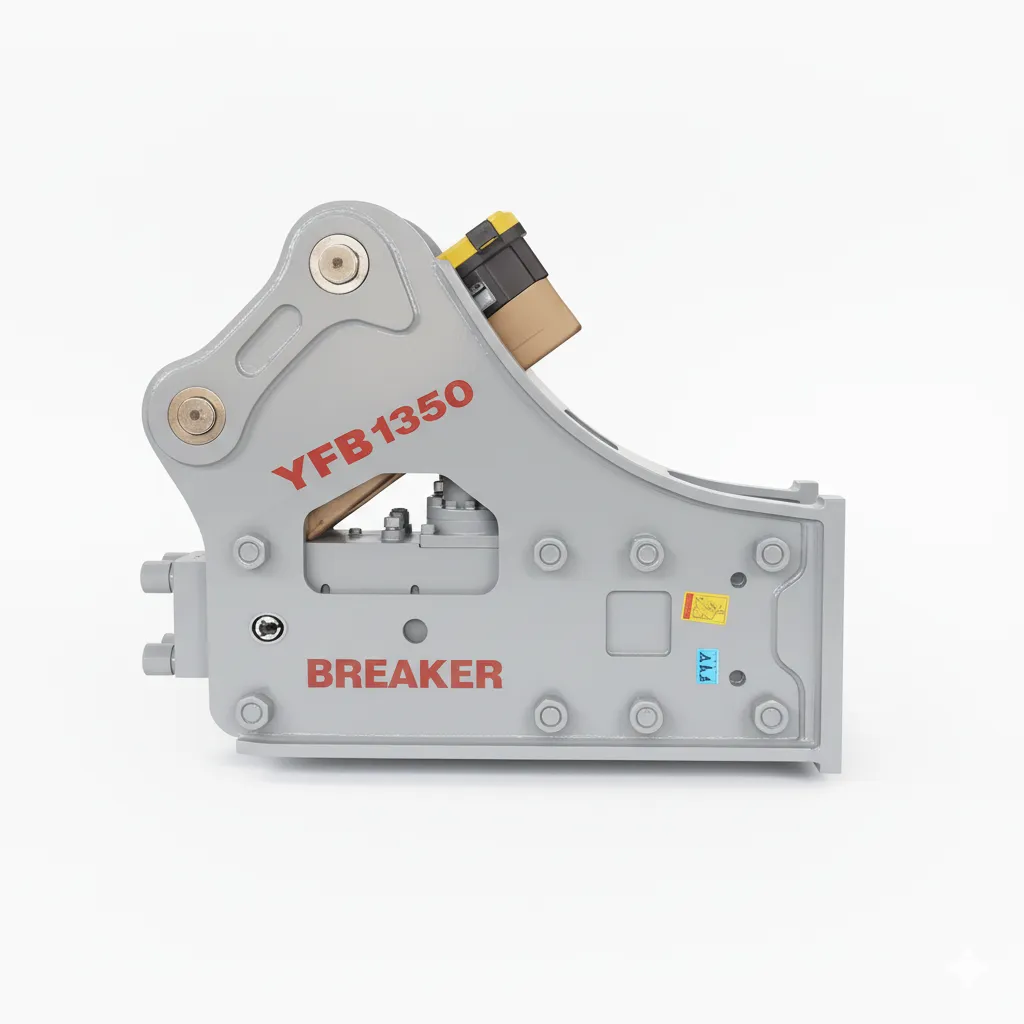 YFB135 Hydraulic Breaker (Top-mounted/Integrated Open Housing)